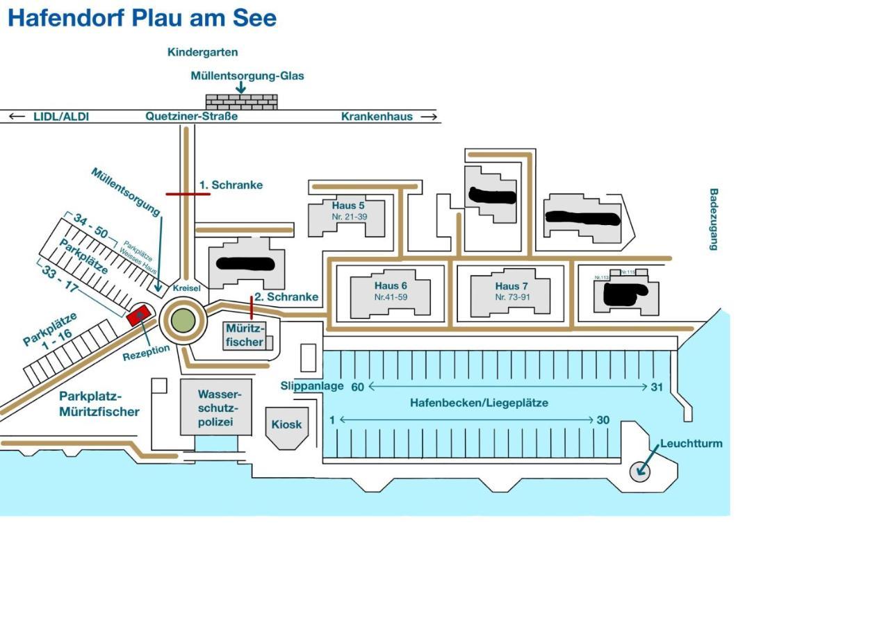 Whg_ _Hafenparadies_ P6A7 Optional Appartement Plau am See Buitenkant foto